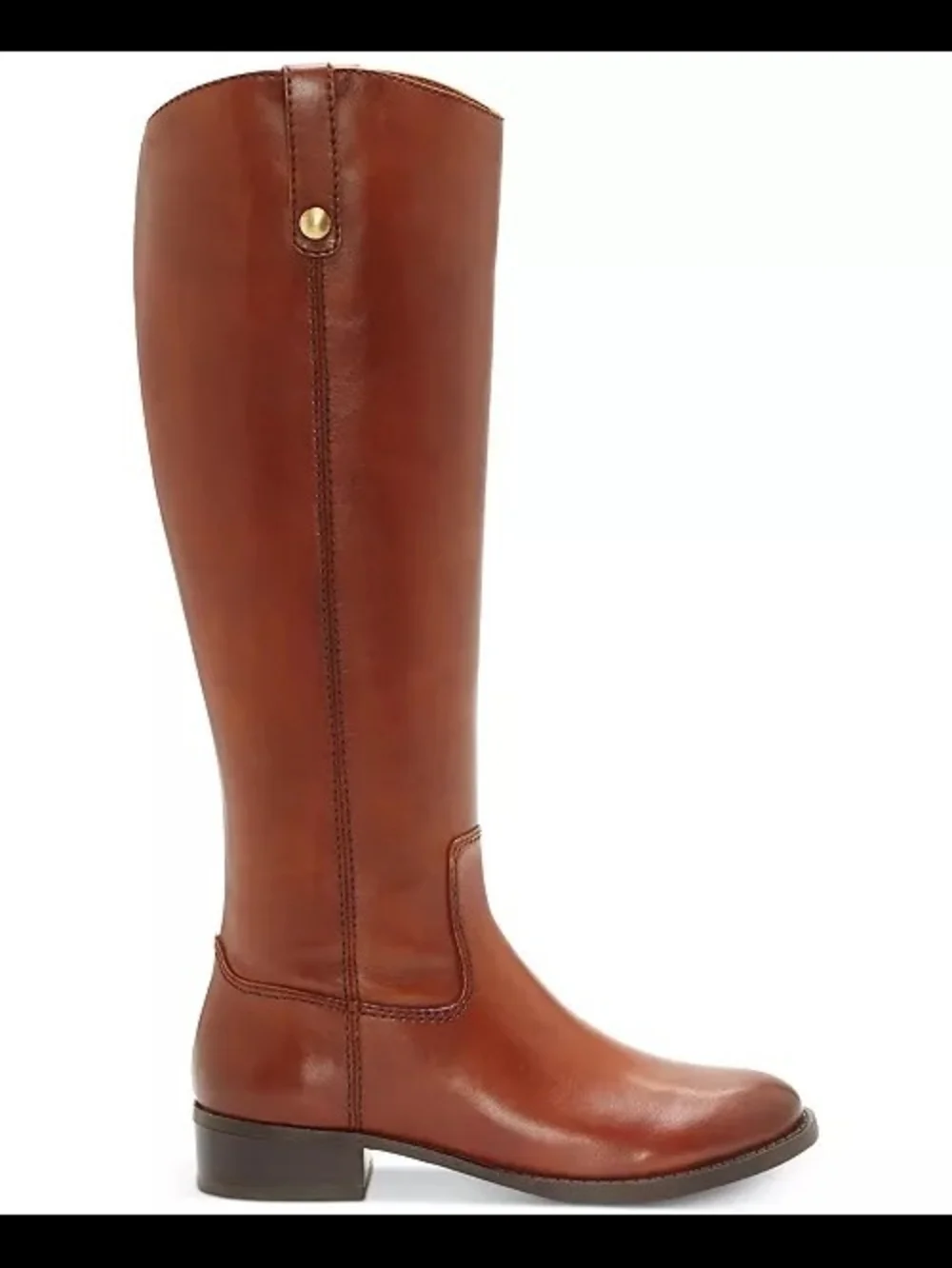 INC International Concepts Tall Over-The-Knee Riding Boot in Brown Leather 9m